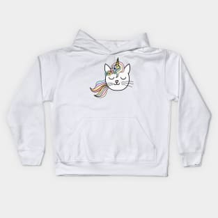 Cute Caticaron Kids Hoodie